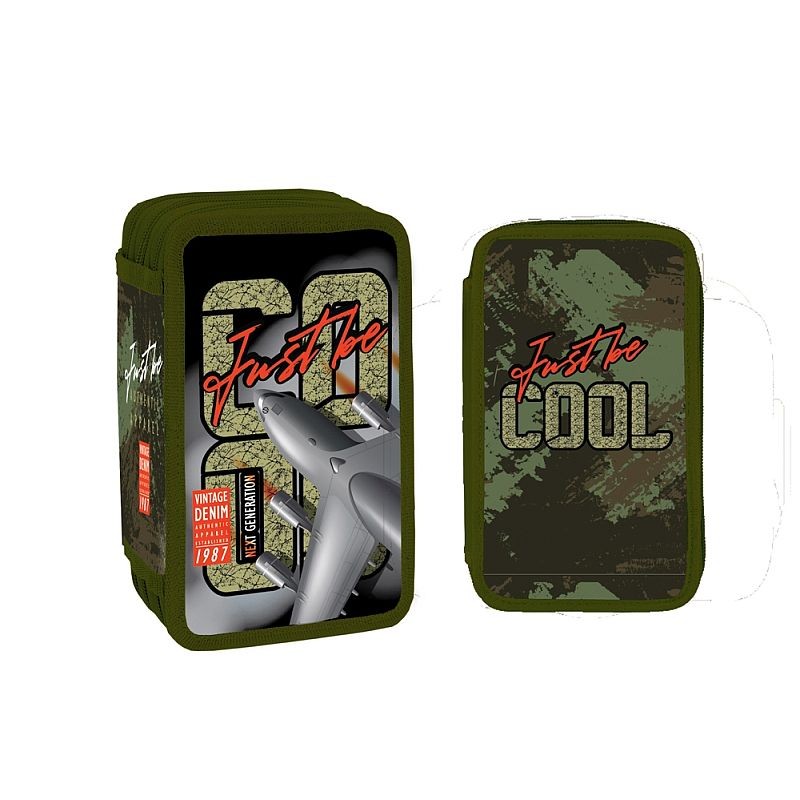 Penar echipat cu 38 piese, 3 compartimente cu fermoar, Just be cool - imagine 4